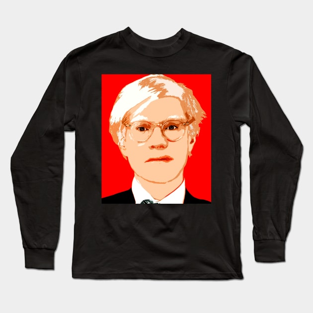 andy warhol Long Sleeve T-Shirt by oryan80